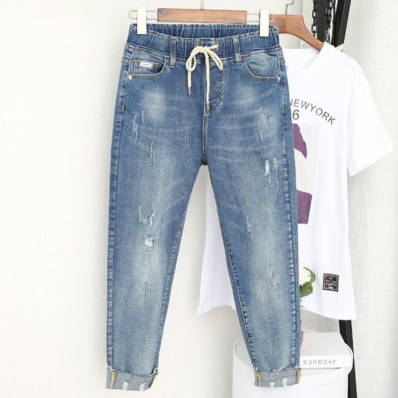 Oversized Jeans Women’s Loose High Waist Harem Pants