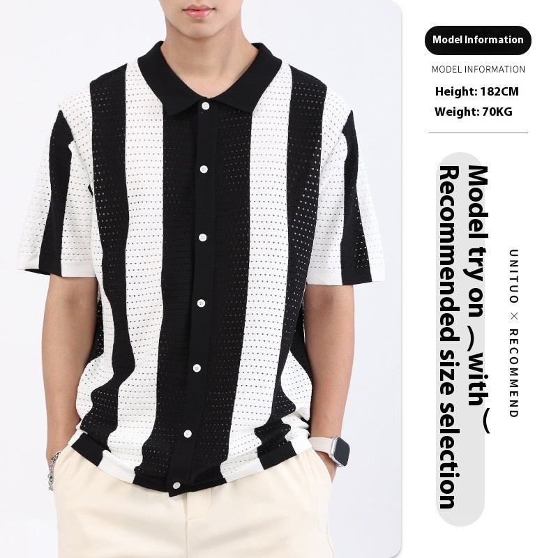 T-shirt Paul Half Sleeve Business Men - Black / M
