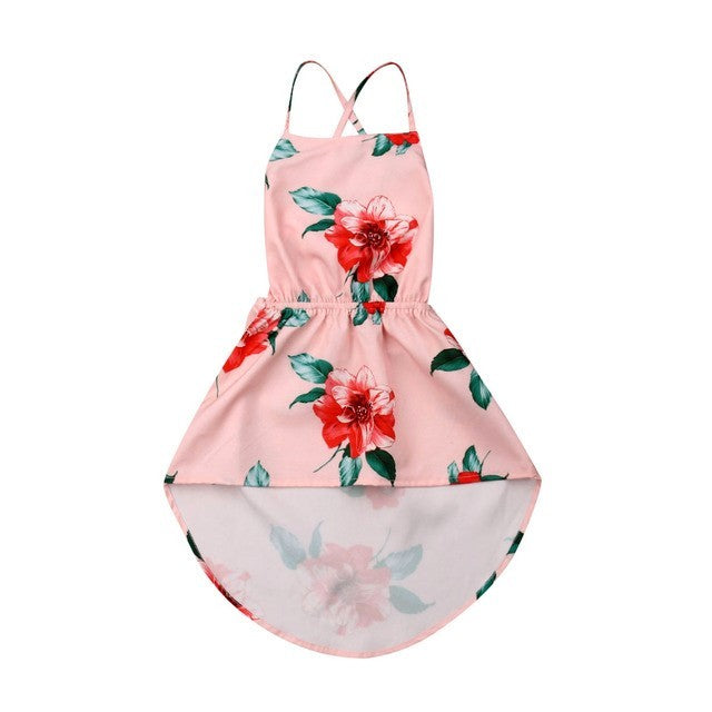 Baby High Quality Birthday Girl Kids Dress - Pink / 80cm