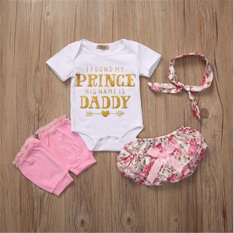 Lovely For Baby Girls Kids Dresses Cartoon Overall - White / 3M