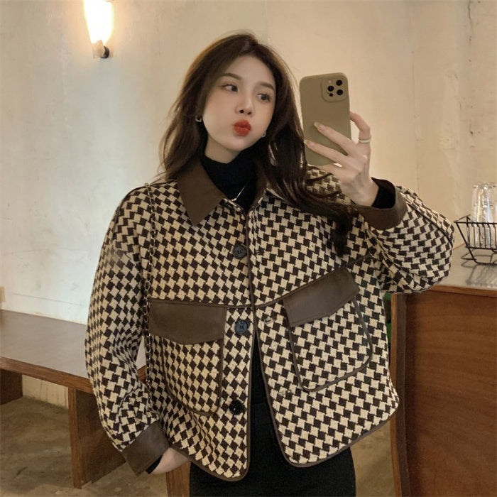 Chanel Coat Women’s Summer And Winter Thickened Niche Style - Brown Thin / S