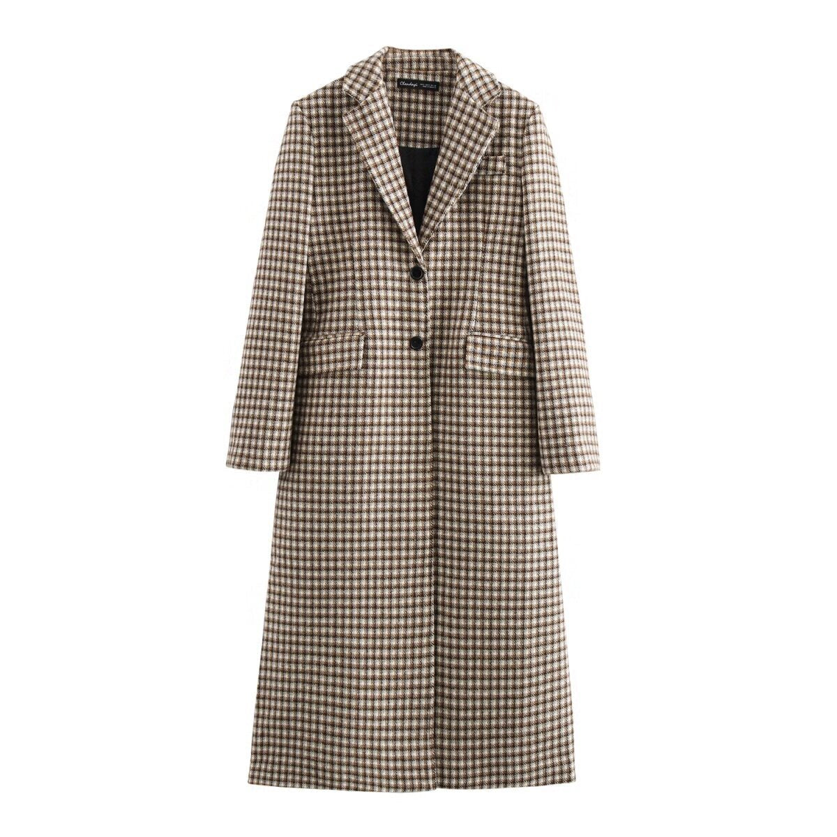 Women’s Fashion Single-breasted Overcoat Coat