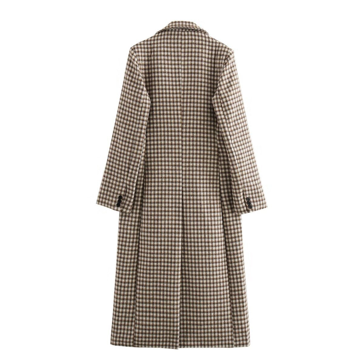 Women’s Fashion Single-breasted Overcoat Coat