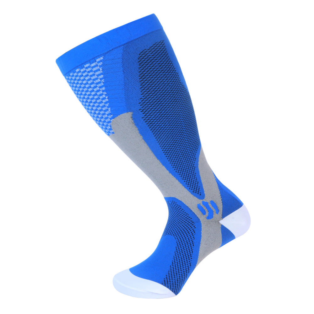 New Magic Plus-sized Plus-sized Leggings Athletic Socks - Blue / 3XL