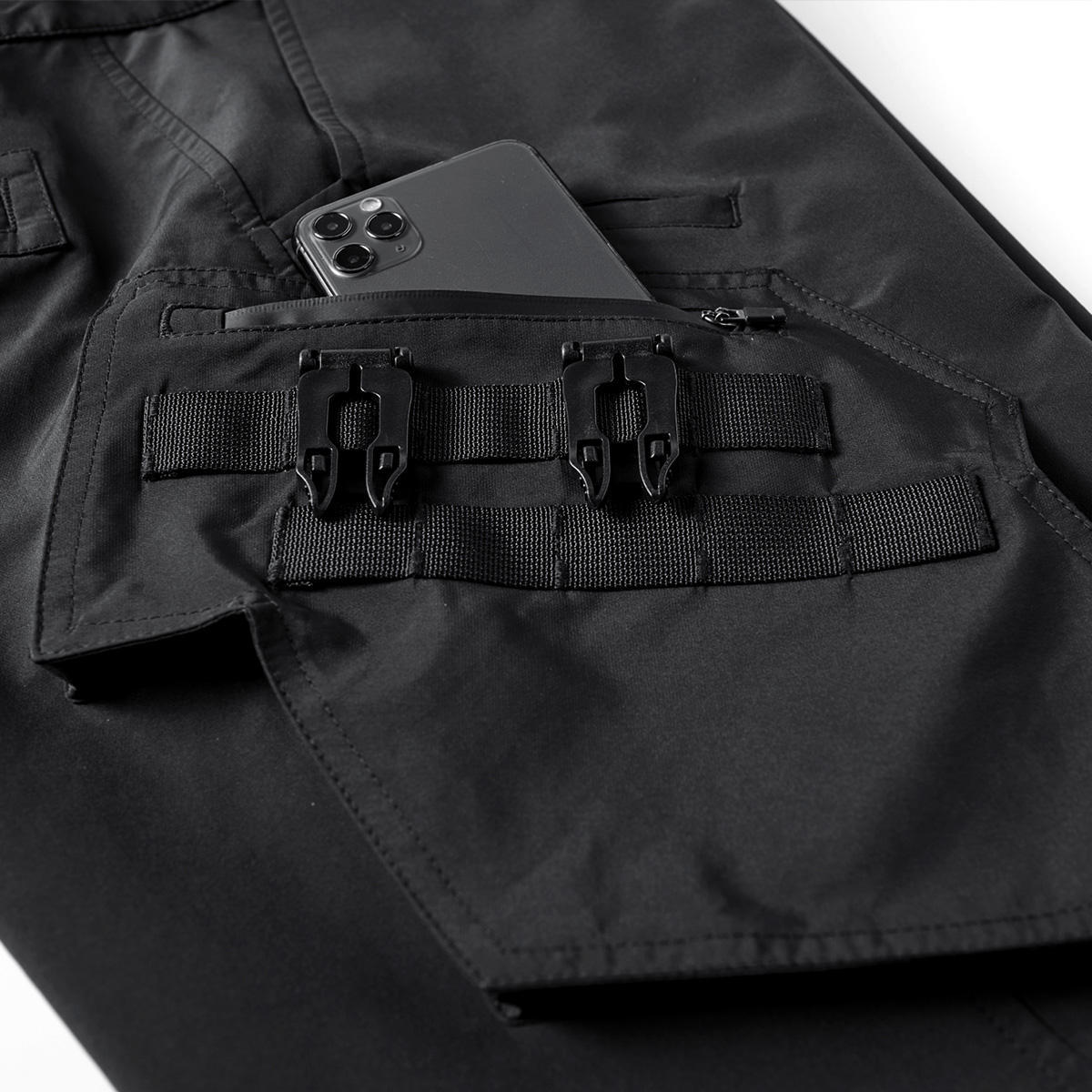 Men’s Trendy Multi Pocket Parachute Pants Loose Fit