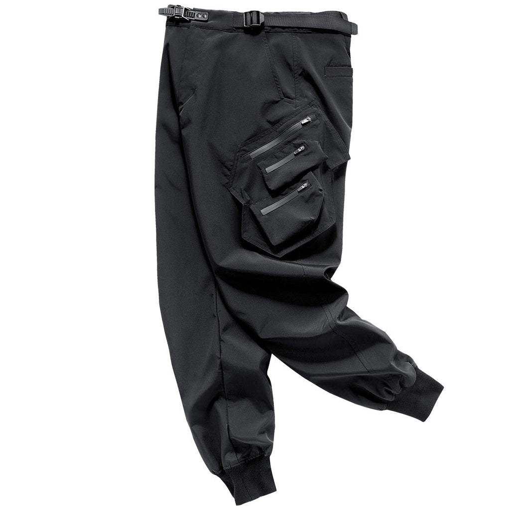 Men’s Trendy Multi Pocket Parachute Pants Loose Fit