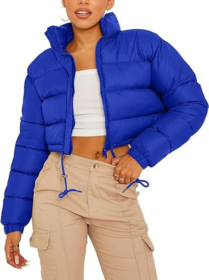 Women’s Down Jacket - Blue Side Seam Plus Pocket / S