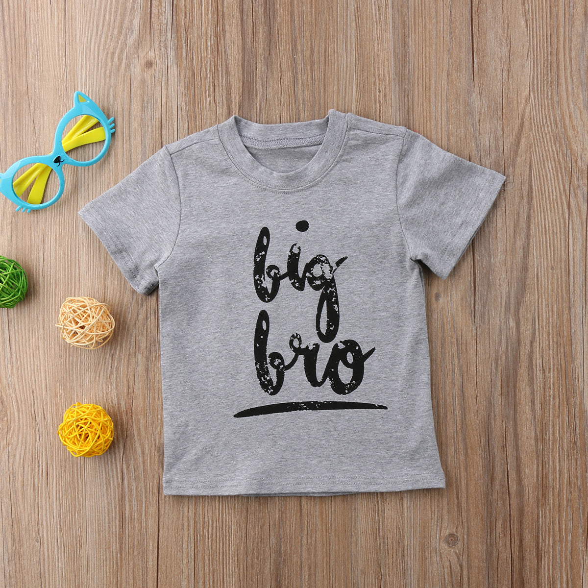 Printed t-shirt - Grey brother / 110cm
