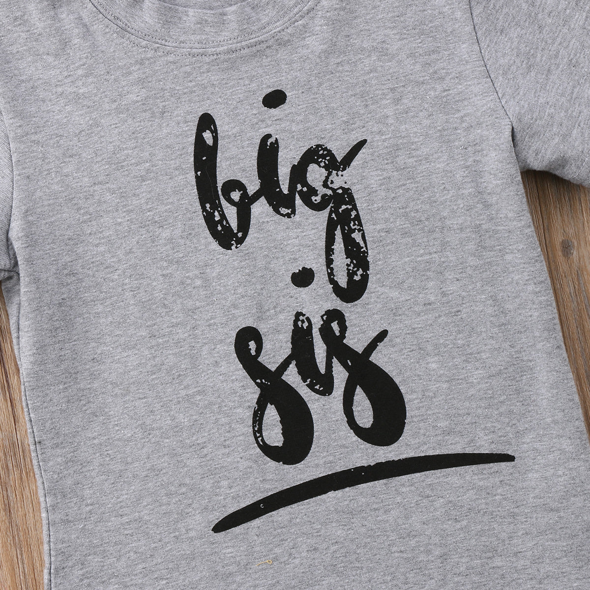 Printed t-shirt - Grey sister / 140cm