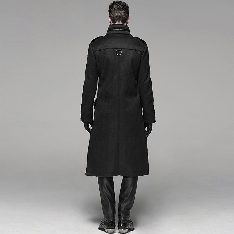 Punk Gothic Rock Fur One Piece Men’s Windbreaker