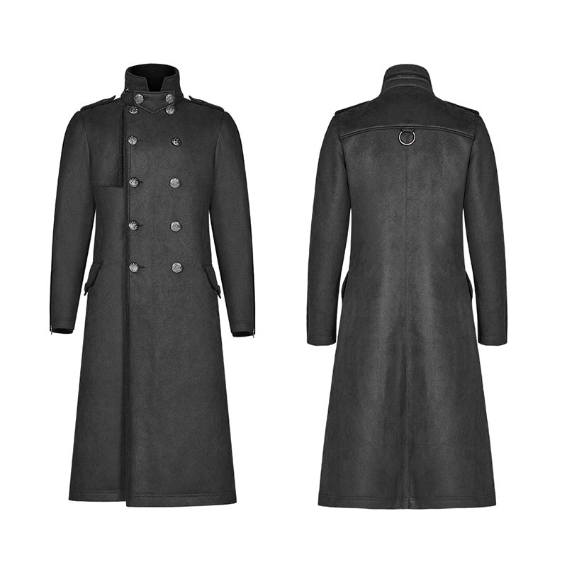 Punk Gothic Rock Fur One Piece Men’s Windbreaker