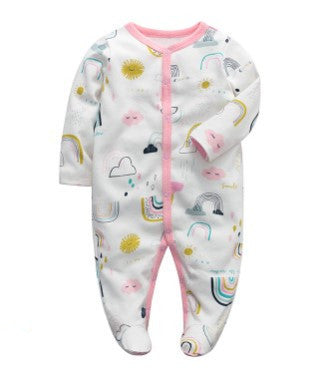 Baby Onesies Newborn Romper Jumpsuit Baby Clothes - C / 3M