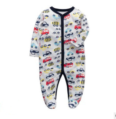 Baby Onesies Newborn Romper Jumpsuit Baby Clothes - E / 3M