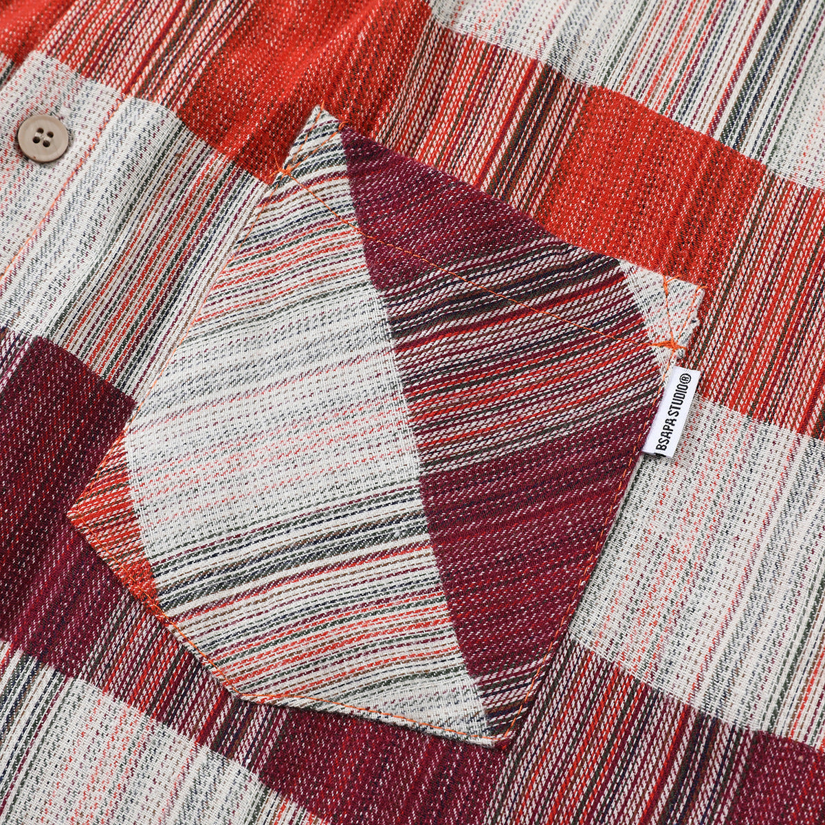 Retro Loose Long Sleeve Shirt Striped Shirt
