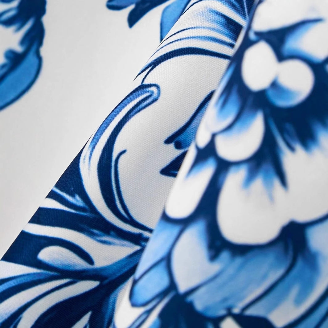 Retro Flower Pattern 3D Digital Printing Suit