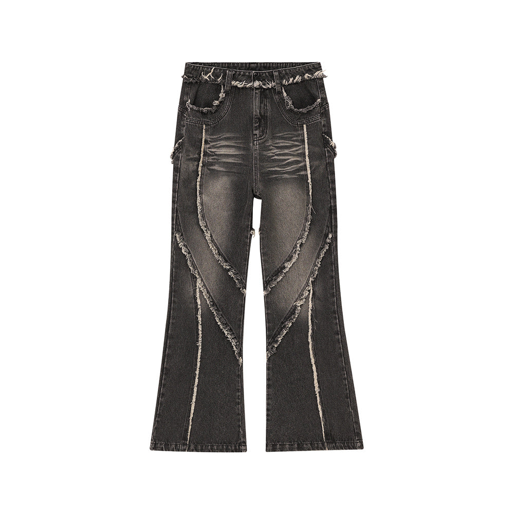 Retro Jeans For Men And Women - Washed Black / S