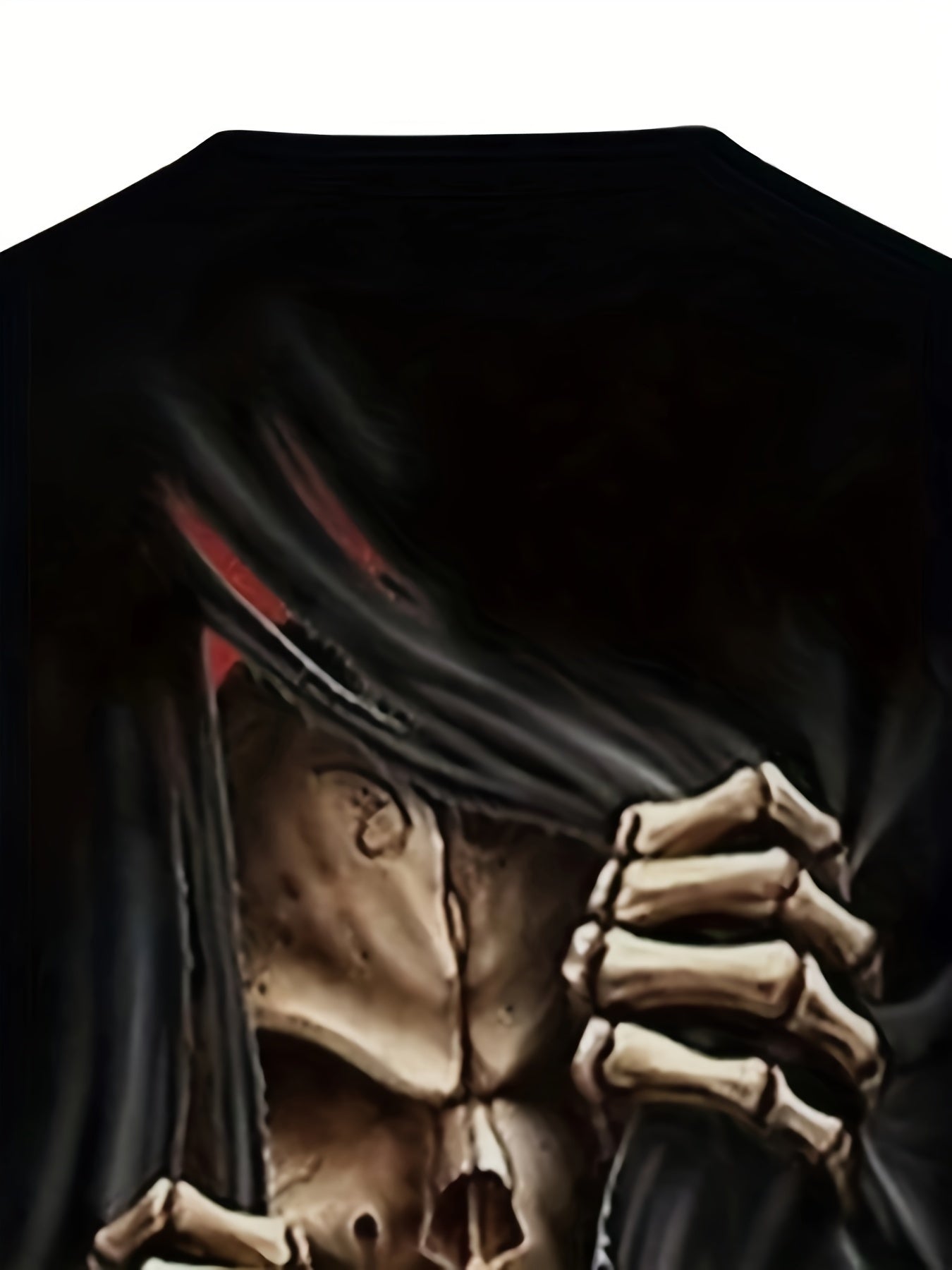 Men’s 3D Skull Printed T-shirt - Casual Short Sleeve Summer Outdoor Stretch Polyester Blended Machine Washable - 5