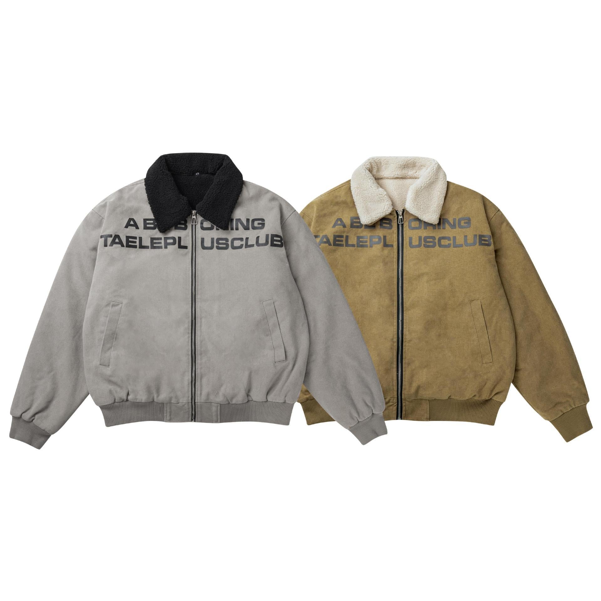 Retro Winter Lamb Men’s And Women’s Cotton-padded Jacket