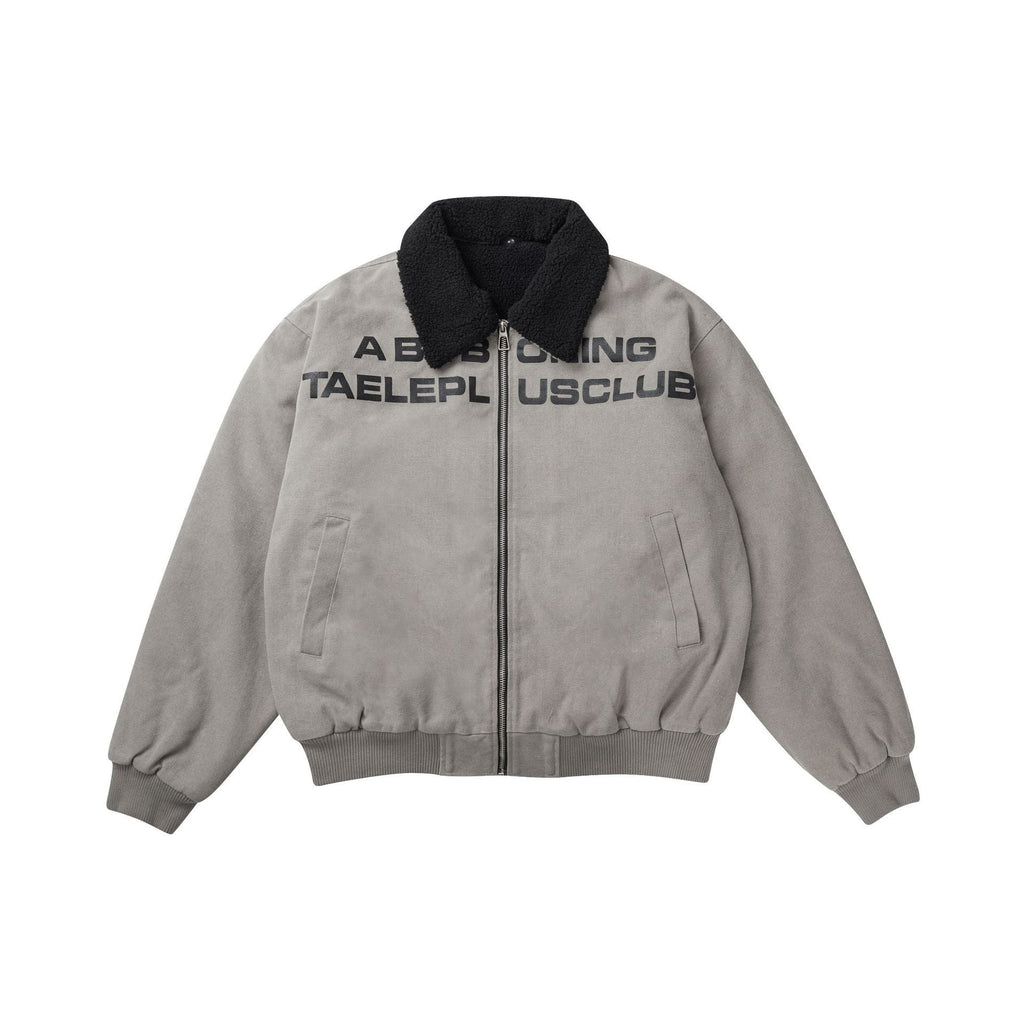 Retro Winter Lamb Men’s And Women’s Cotton-padded Jacket - Gray TP083TA / M