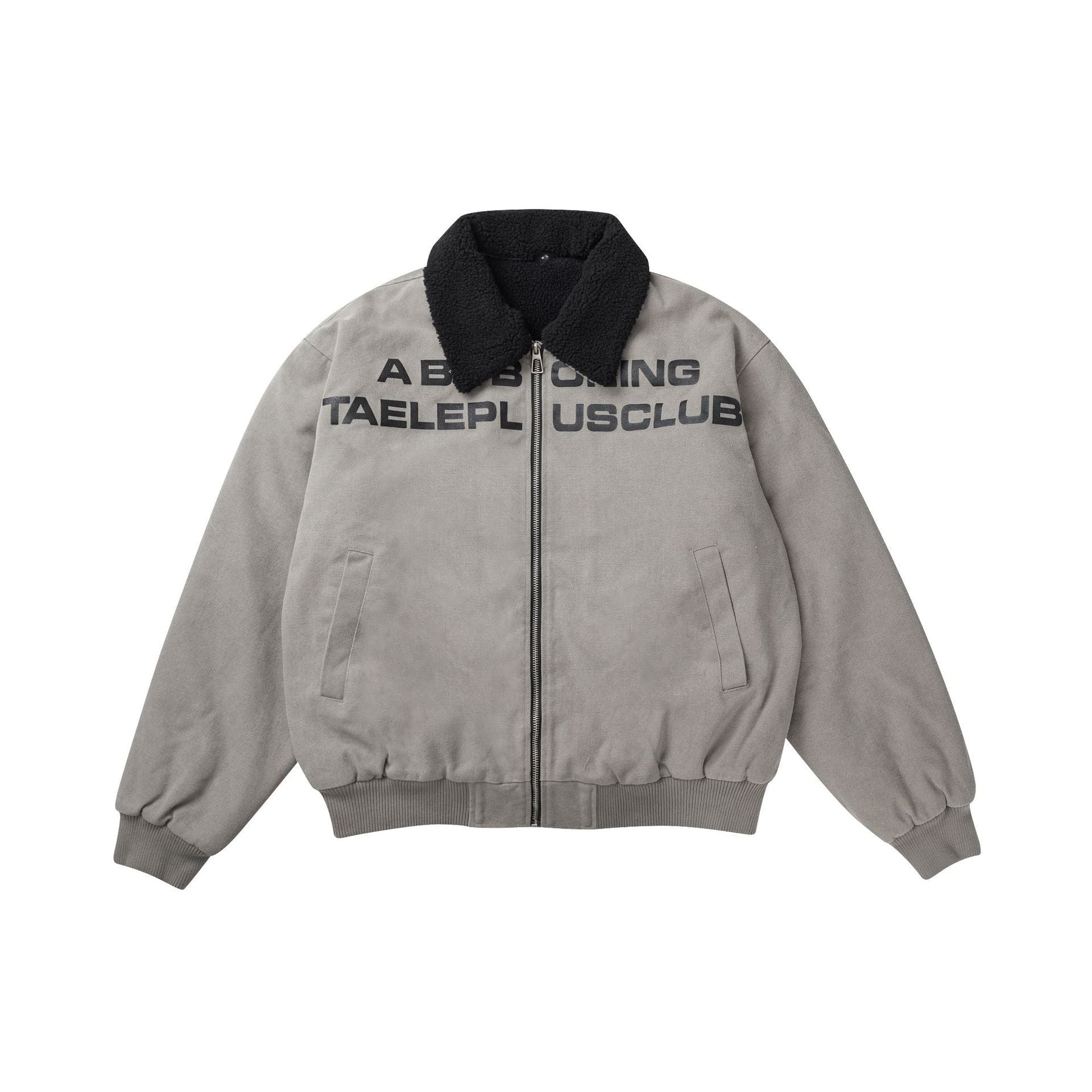 Retro Winter Lamb Men’s And Women’s Cotton-padded Jacket - Gray TP083TA / M