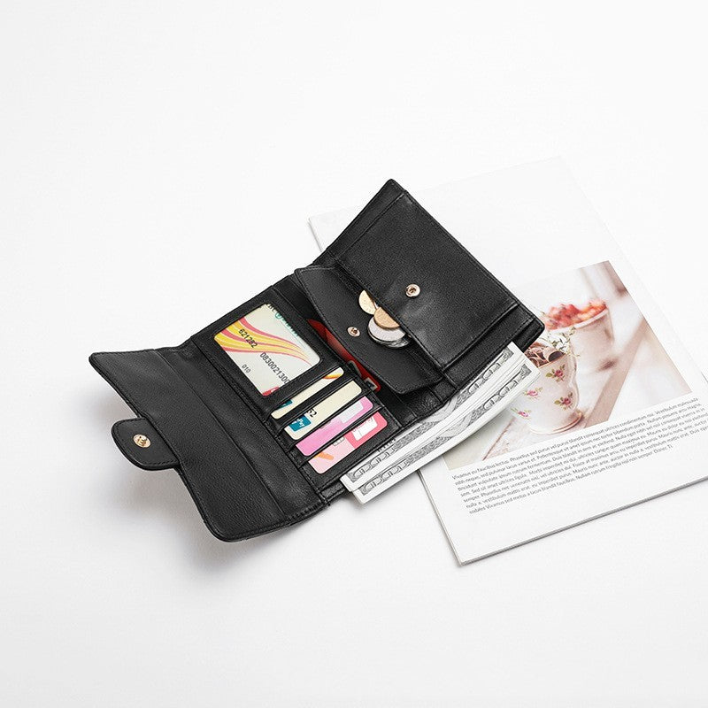 Rhombus Leather Wallet Luxury Clothing for Men and Women