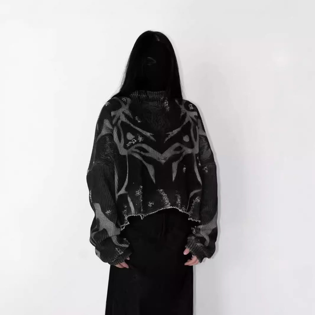 Ripped Street Tide European And American Men’s And Women’s Sweaters