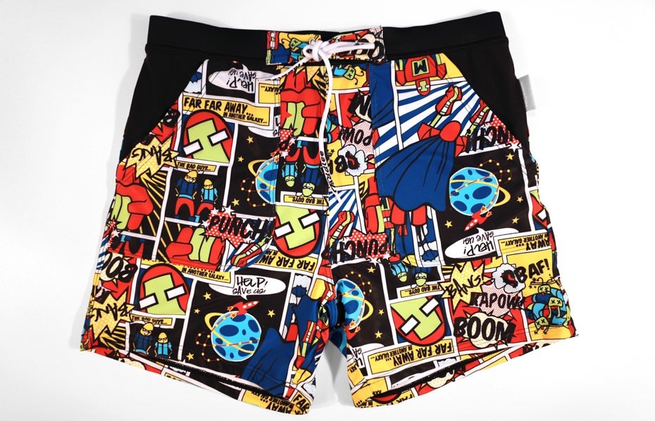 Swimwear men’s printed boxer long adult loose men’s swimming hot spring beach plus fertilizer to increase large size