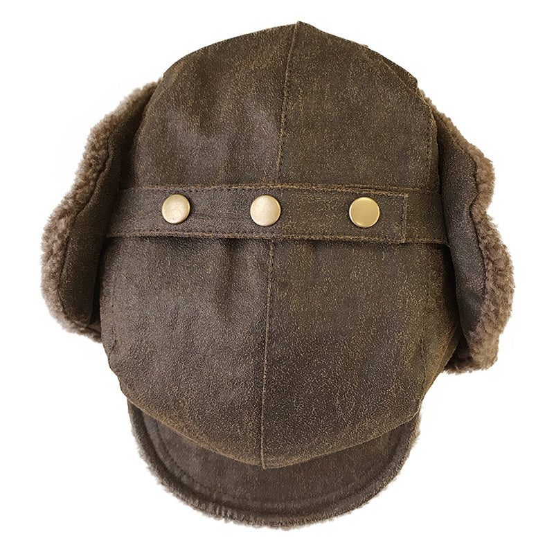 Russian Lei Feng hat - Coffee / One Size