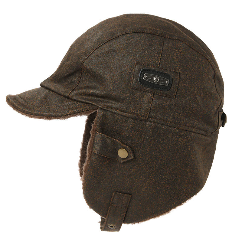 Russian Lei Feng hat - Coffee / One Size