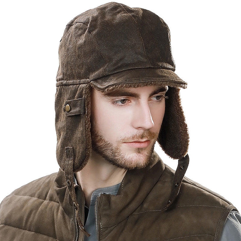 Russian Lei Feng hat - Coffee / One Size