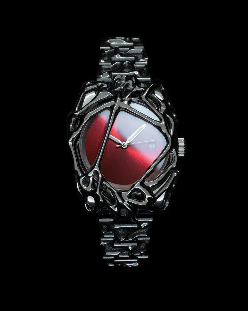 Sapphire Mirror Watch Global Luxury Fashion Brand - Psychedelic Red