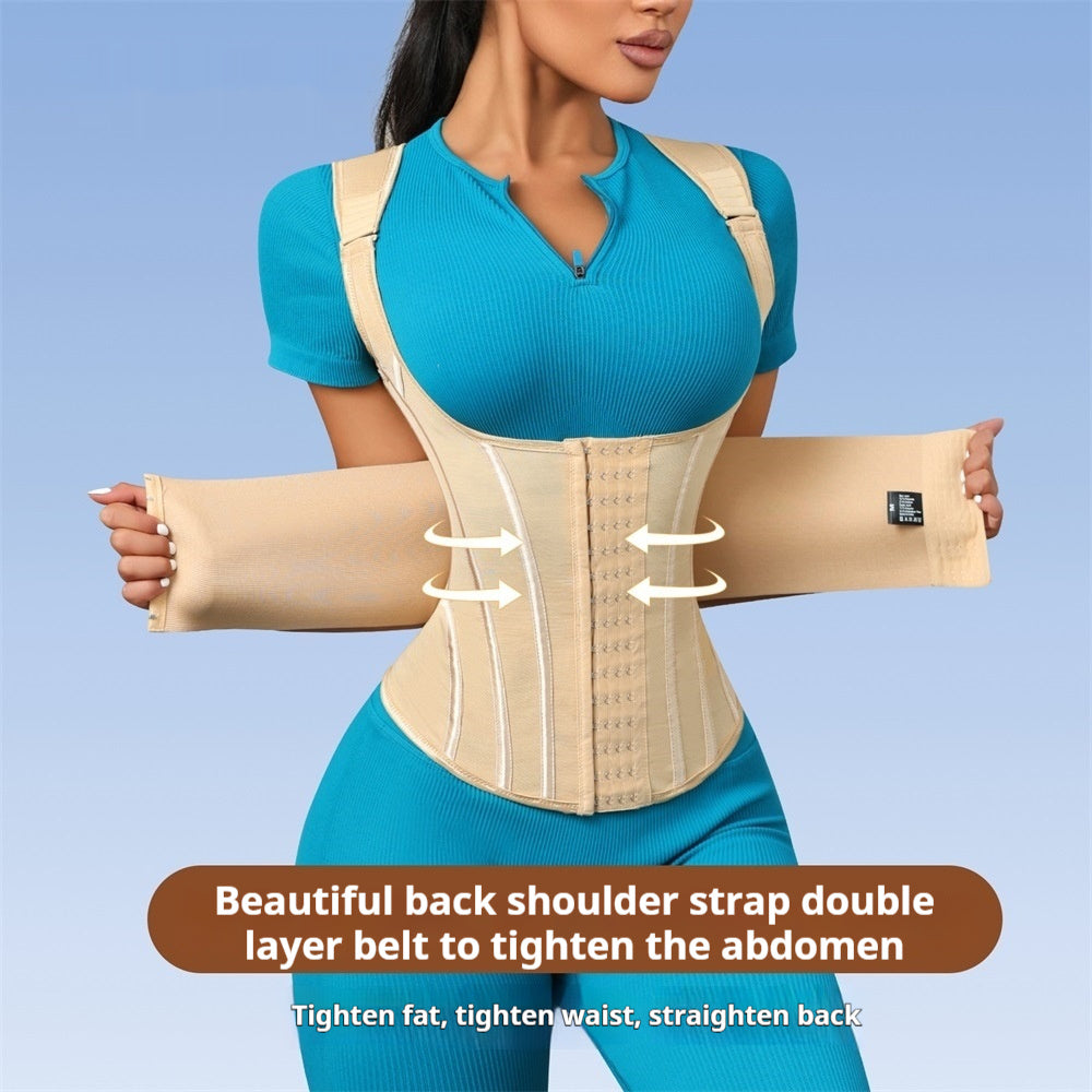 Six Breasted Chest Support Corset Belly Contracting Orthopedic Vest Tights Shaping Top