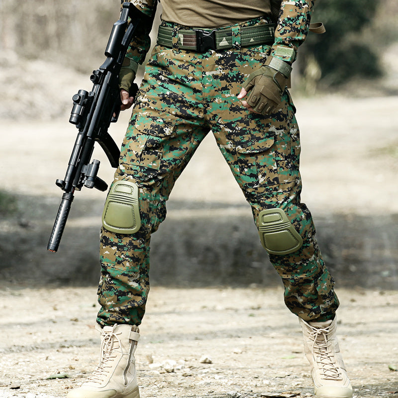 Shield Lang Frog Suit With Camouflage Pants Male - 6style / M