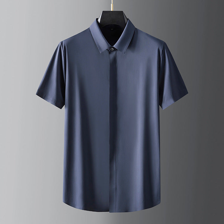 Fashion Business Men’s Short-sleeve Shirt Suit