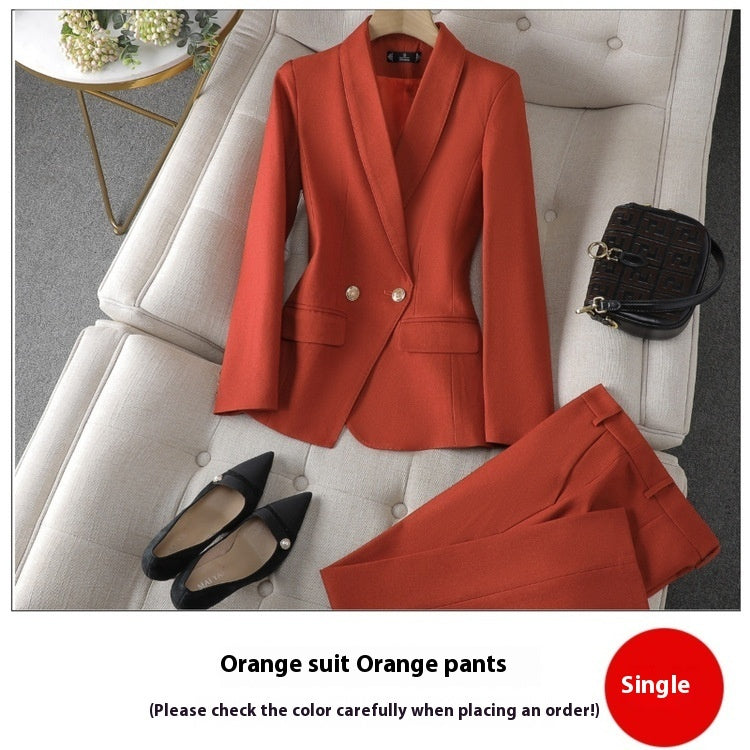 Sizzling Suits Wine Red & More! Find Your Perfect Fit - Orange Suit Pants / S
