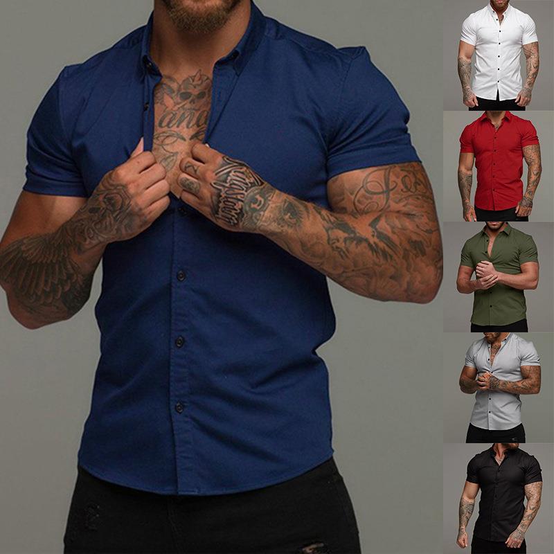 Muscle Men’s Fitness Shirt Short Sleeve