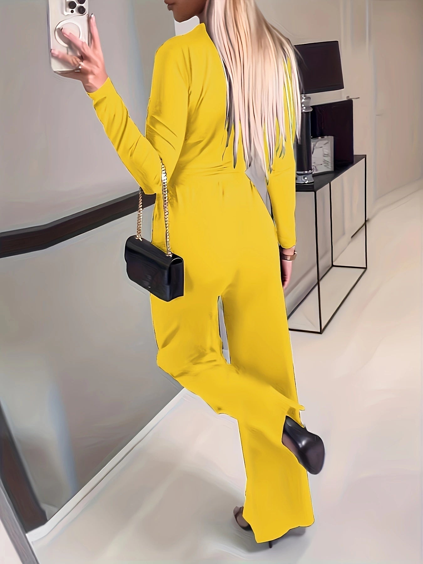 Yellow Women’s Jumpsuit - 5