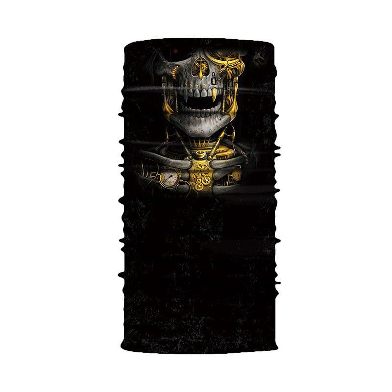3D Digital Skull Printing Cycling Seamless Magic Scarf - AC154 / One size