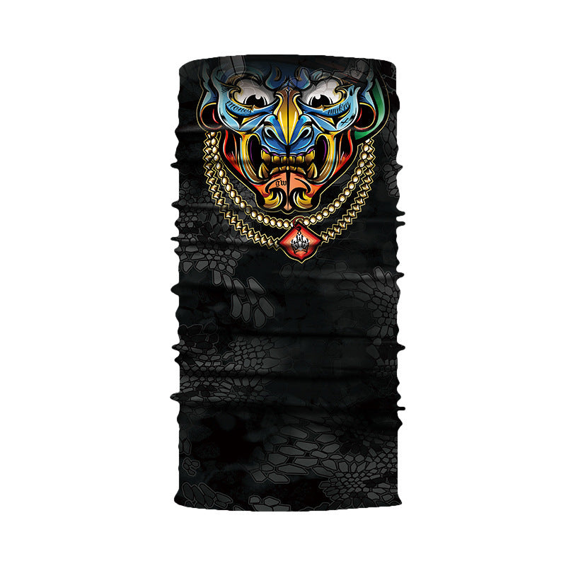 3D Digital Skull Printing Cycling Seamless Magic Scarf - AC159 / One size