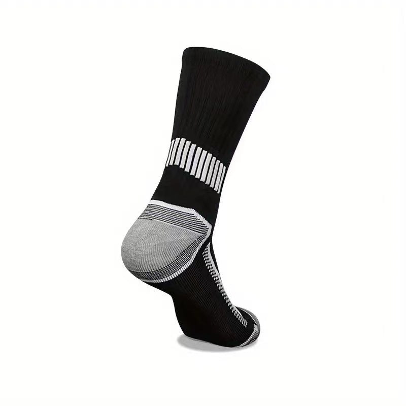 Men’s Simple Basketball Mid-calf Socks