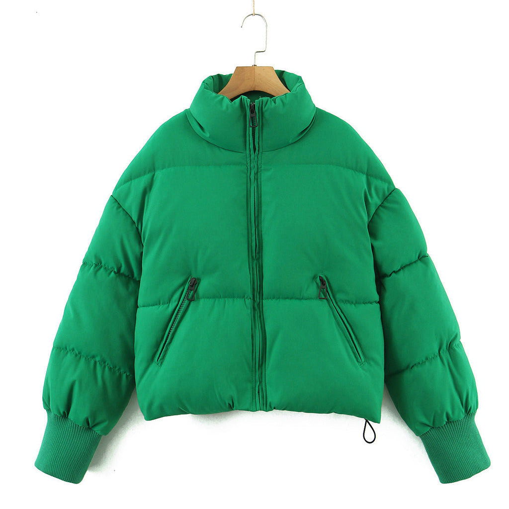 Women’s Urban Leisure Versatile Stand Collar Puffer Jacket Coat