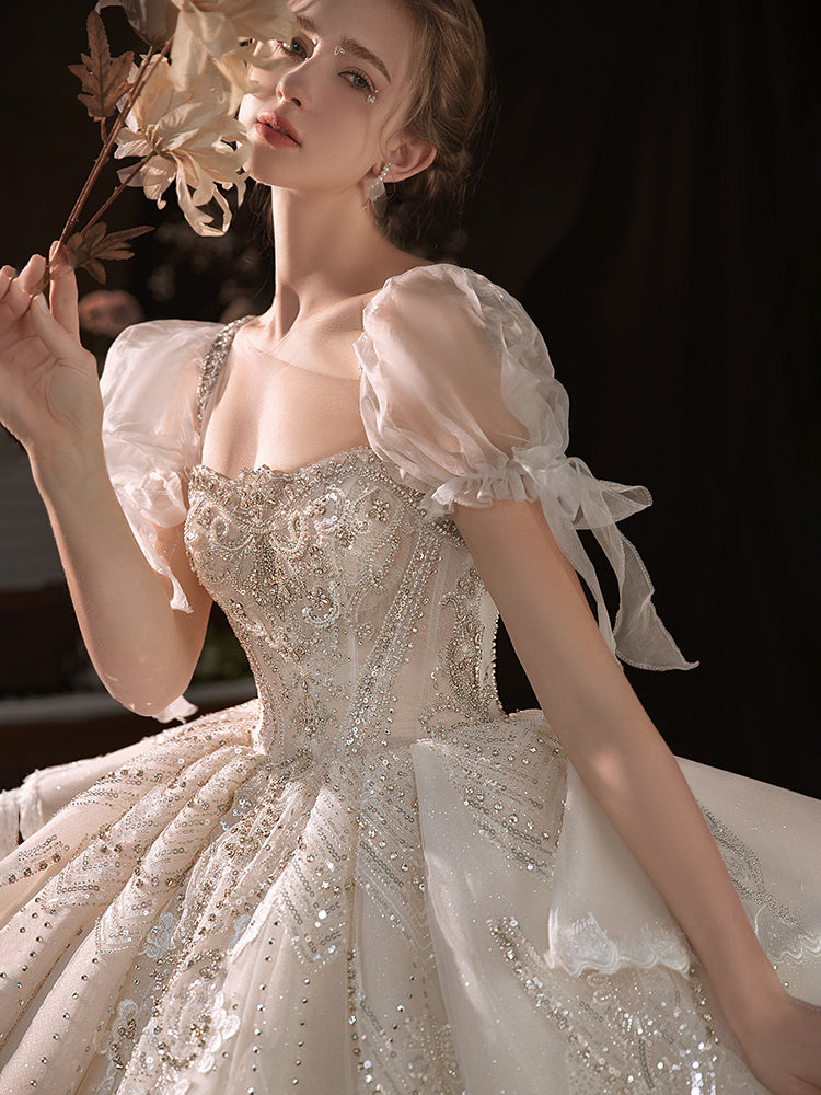 Women’s Fashion Temperament Heavy-duty Trailing Bustier Dress