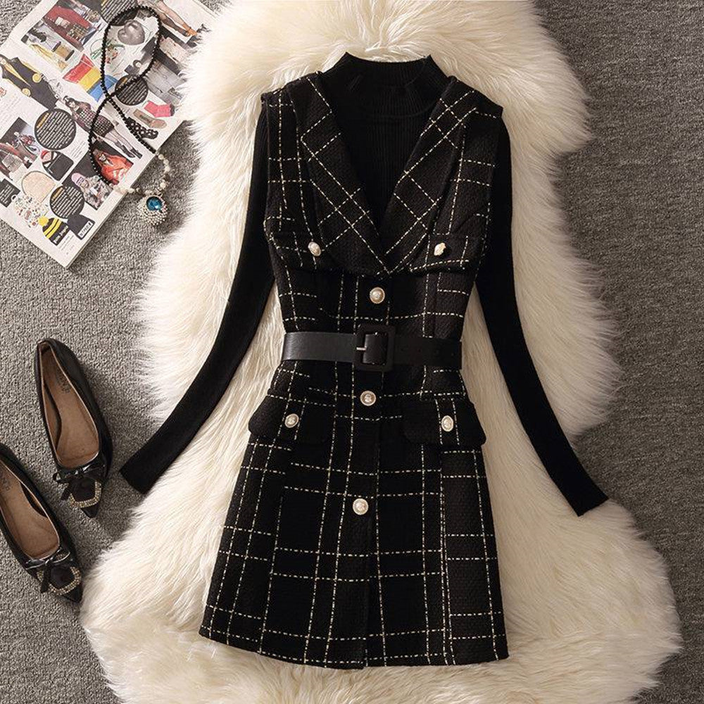 Women’s Slim Knitted Bottoming Shirt Vest