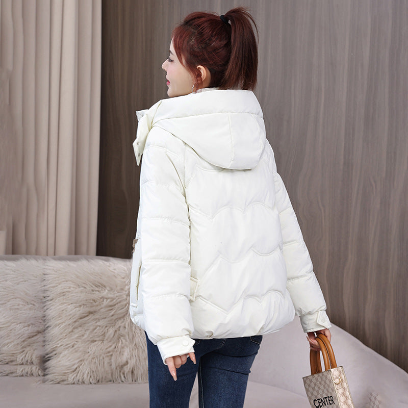 Winter Design Sense Thickened Padded Jacket - White / M