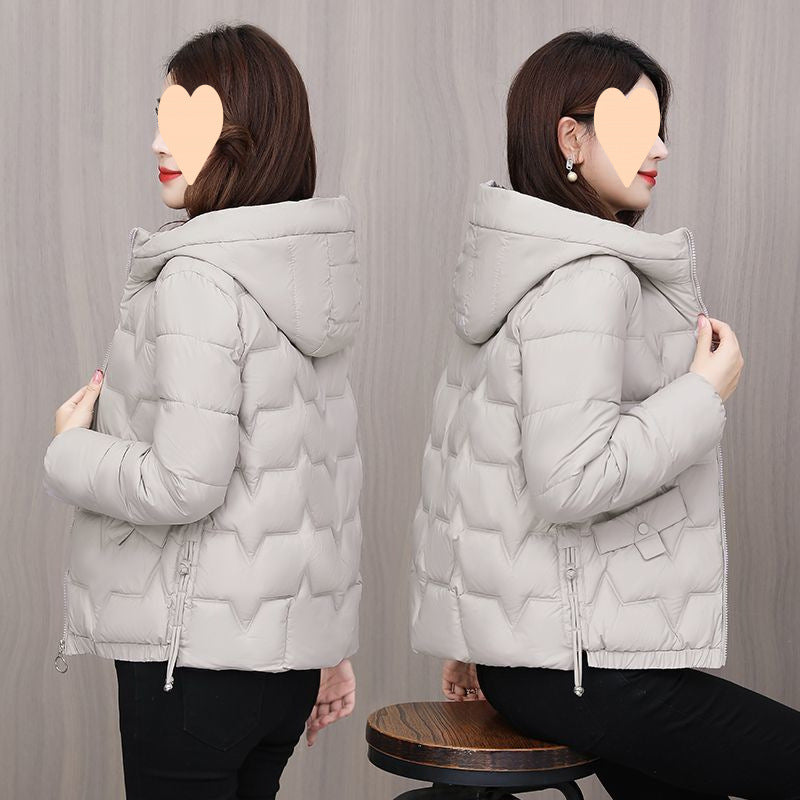 Winter Coat For Moms Small Cotton-padded Jacket - Beige / L