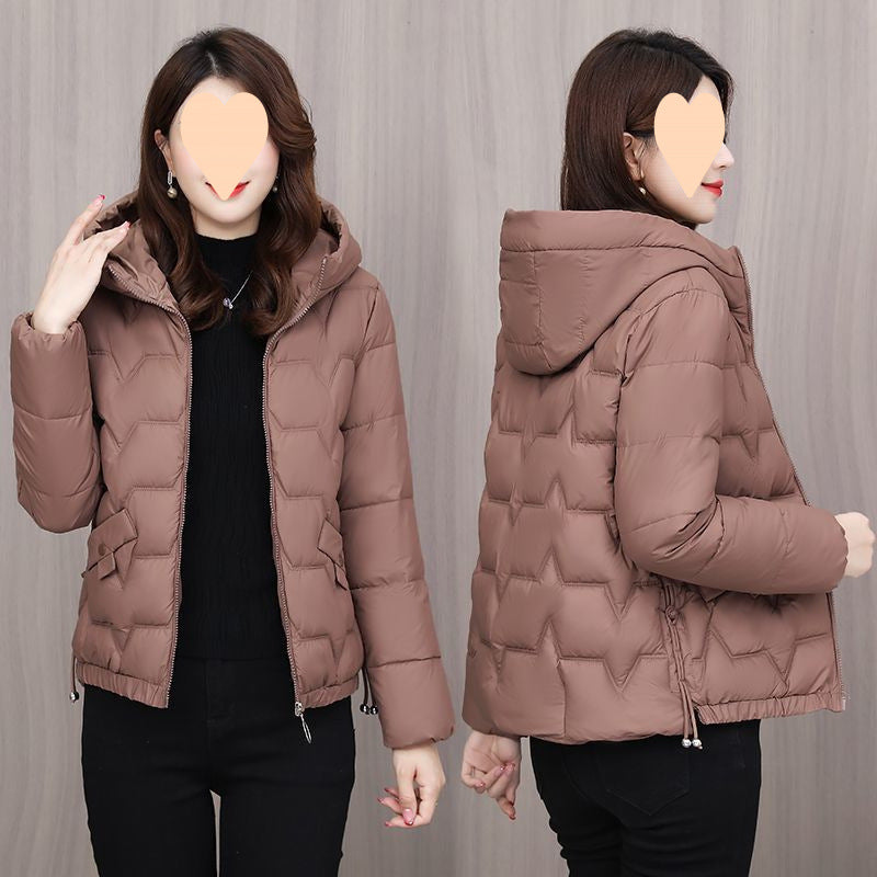 Winter Coat For Moms Small Cotton-padded Jacket - Brown / L