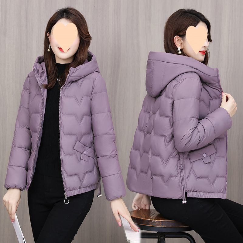 Winter Coat For Moms Small Cotton-padded Jacket - Purple / L
