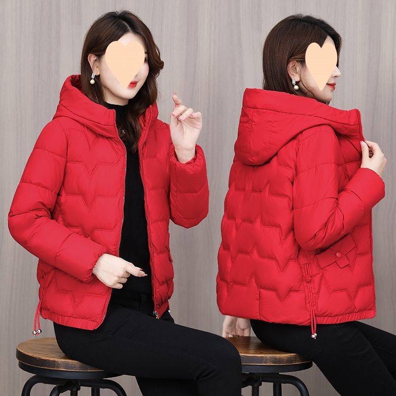 Winter Coat For Moms Small Cotton-padded Jacket - Red / L