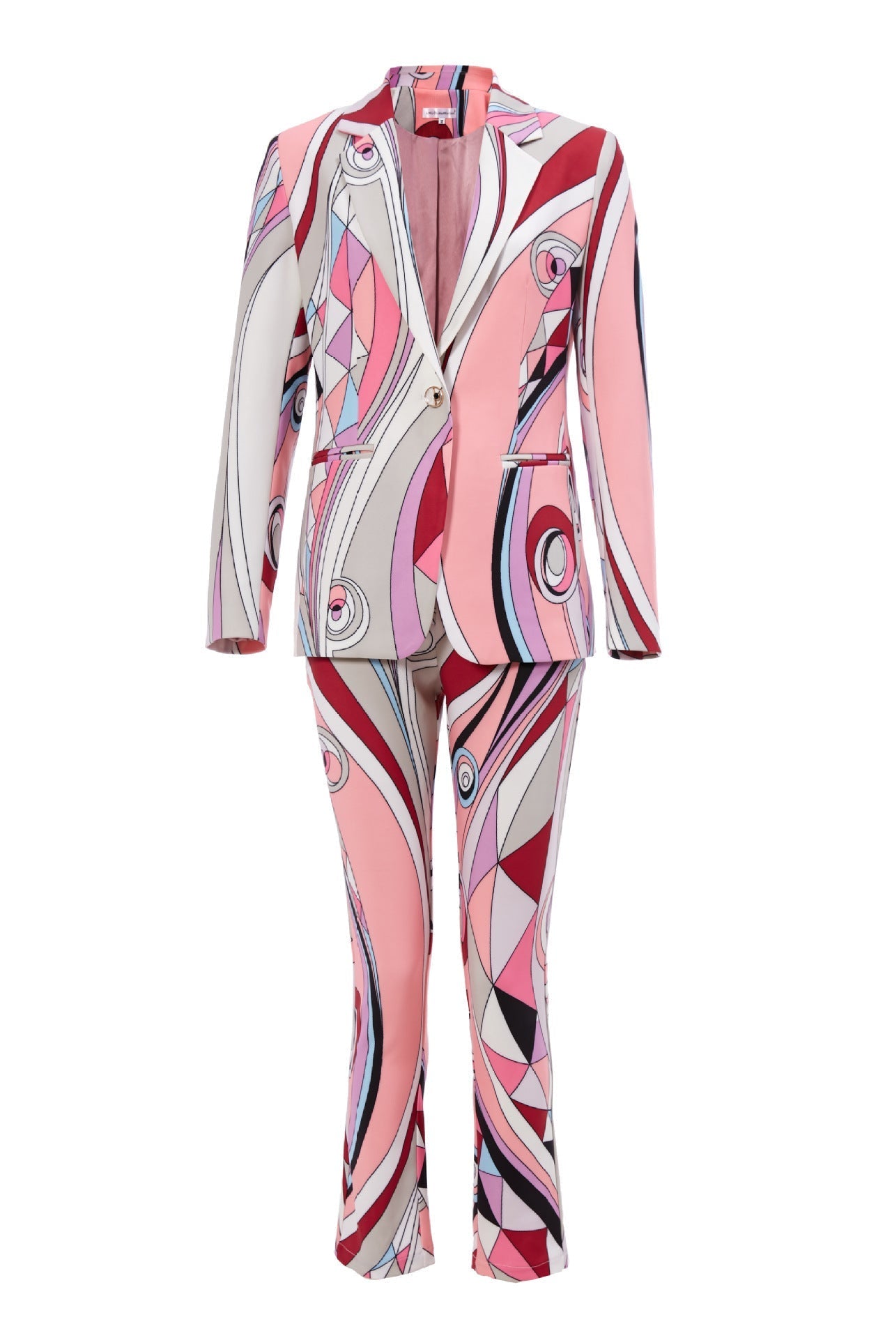 New Print Women’S Suit In Autumn And Winter
