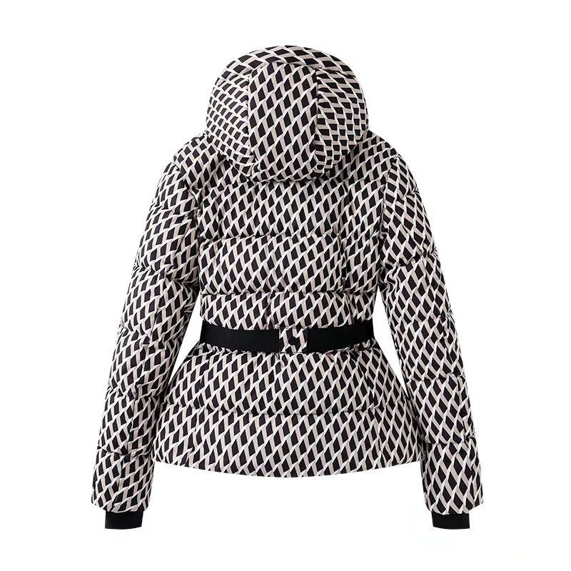 Women’s Waist Slimming With Belt Cotton-padded Jacket